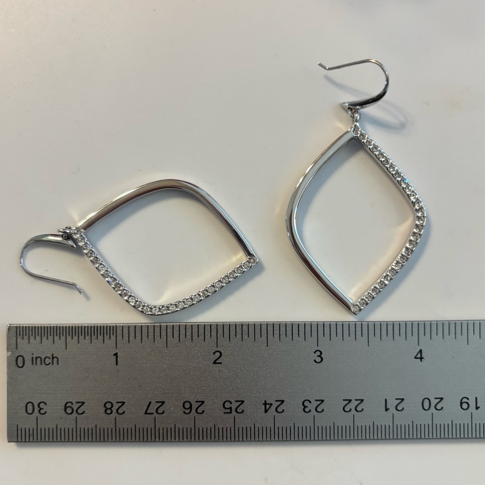 Touchstone by Swarovski Dangle Shiny Earrings - Picture 8 of 9